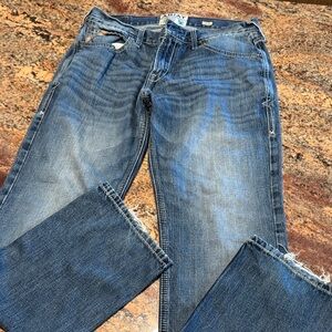 Ariat Slim Fit Straight Leg Jeans - Blue